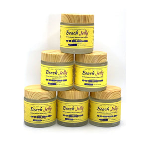Six jars of Beach Jelly for salon retail