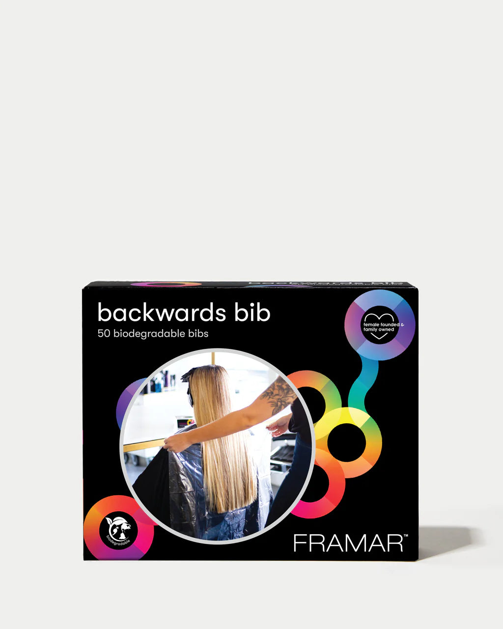 Backwards Bib - 50 Biodegradable Bibs